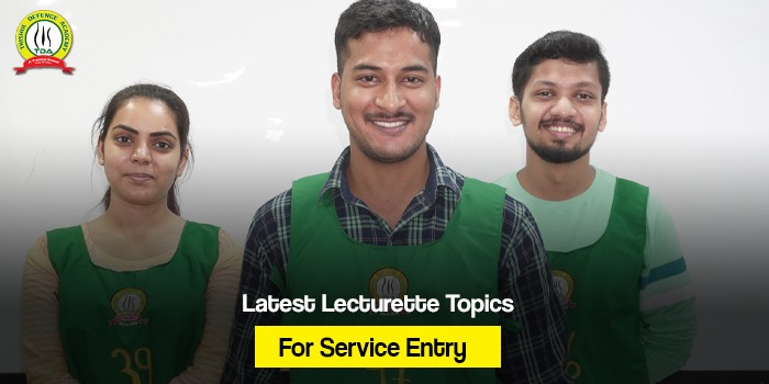 Latest Lecturette Topics For Service Entry (ACC, SCO, PCSL) in SSB Interview