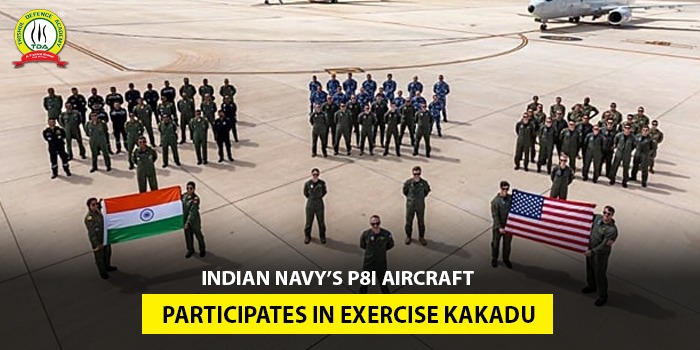 INDIAN NAVY’S P8I AIRCRAFT PARTICIPATES IN EXERCISE KAKADU