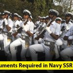 documents are required for Navy SSR Exam