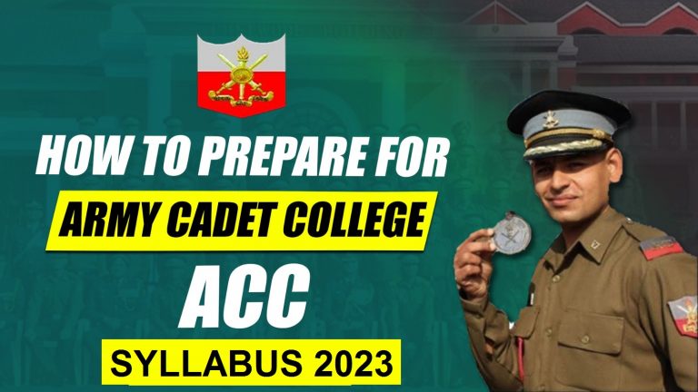 Army Cadet College ACC Syllabus 2023