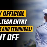 navy btech entry cut off