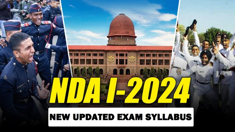 NDA 1 2024 Exam Syllabus