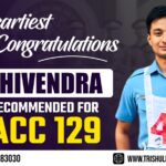 shivendra acc selection