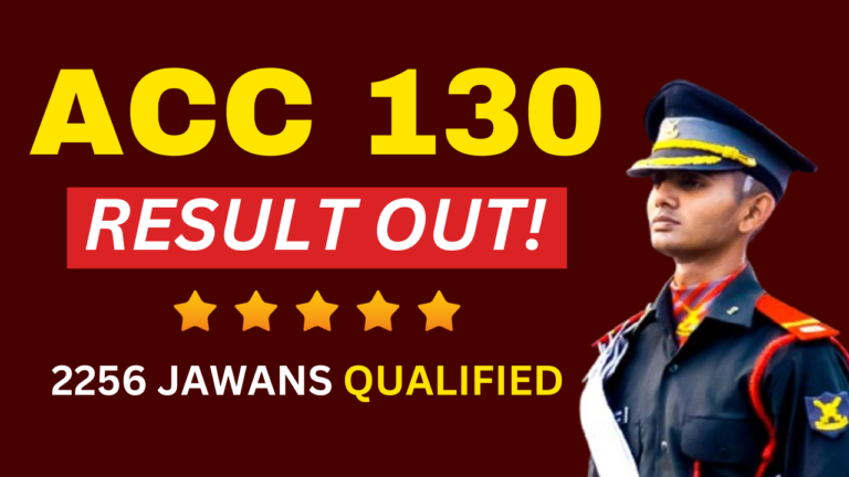ACC 130 Result Out!