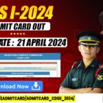 cds 1 2024 admit card