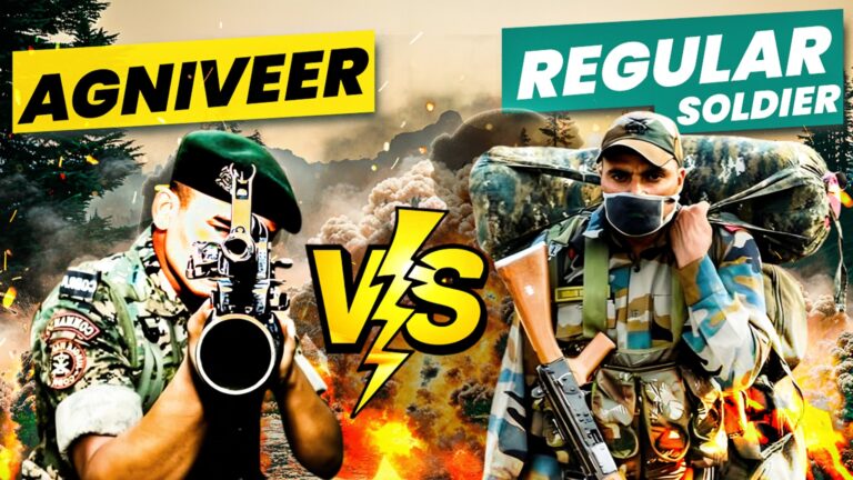 Agniveer vs. Regular soldier – Difference & Comparing