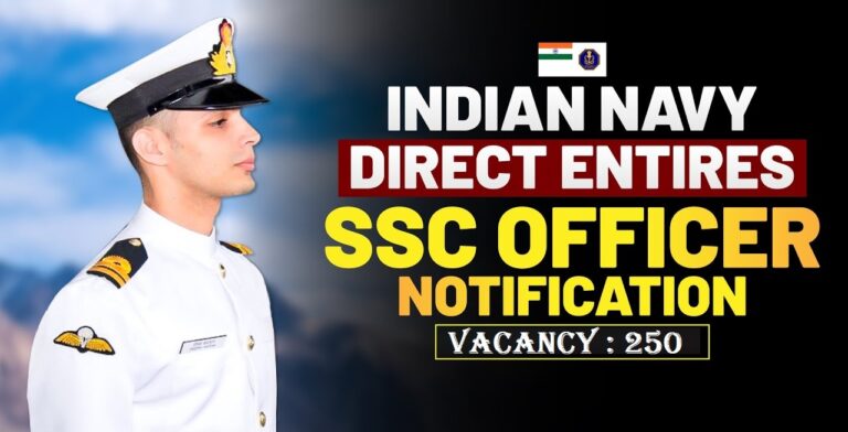 Indian Navy Short Service Commissions SSC Executive,  Education and Technical June 2025 Course Online Form Notification